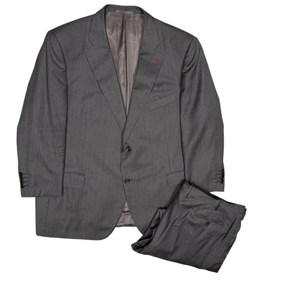 Vassi Other - VASSI Couture Suit 2pc Super 130s Made in Italy Grey 52R 46x30
